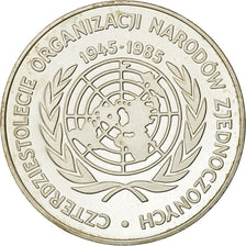 Coin, Poland, 500 Zlotych, 1985, Warsaw, MS(65-70), Silver, KM:158