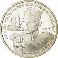 Coin, Poland, 5000 Zlotych, 1989, Warsaw, MS(65-70), Silver, KM:193
