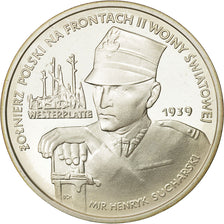 Coin, Poland, 5000 Zlotych, 1989, Warsaw, MS(65-70), Silver, KM:193