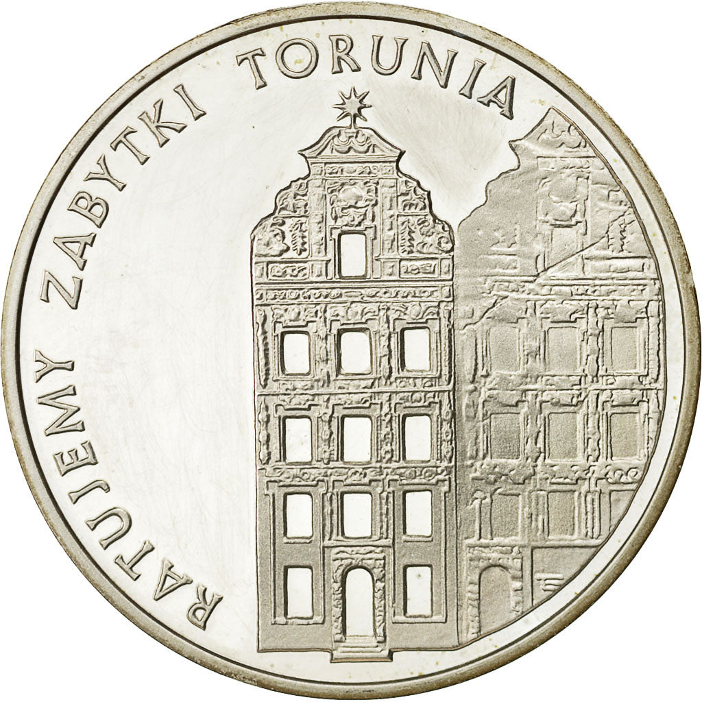 Coin, Poland, 5000 Zlotych, 1989, Warsaw, MS(65-70), Silver, KM:192