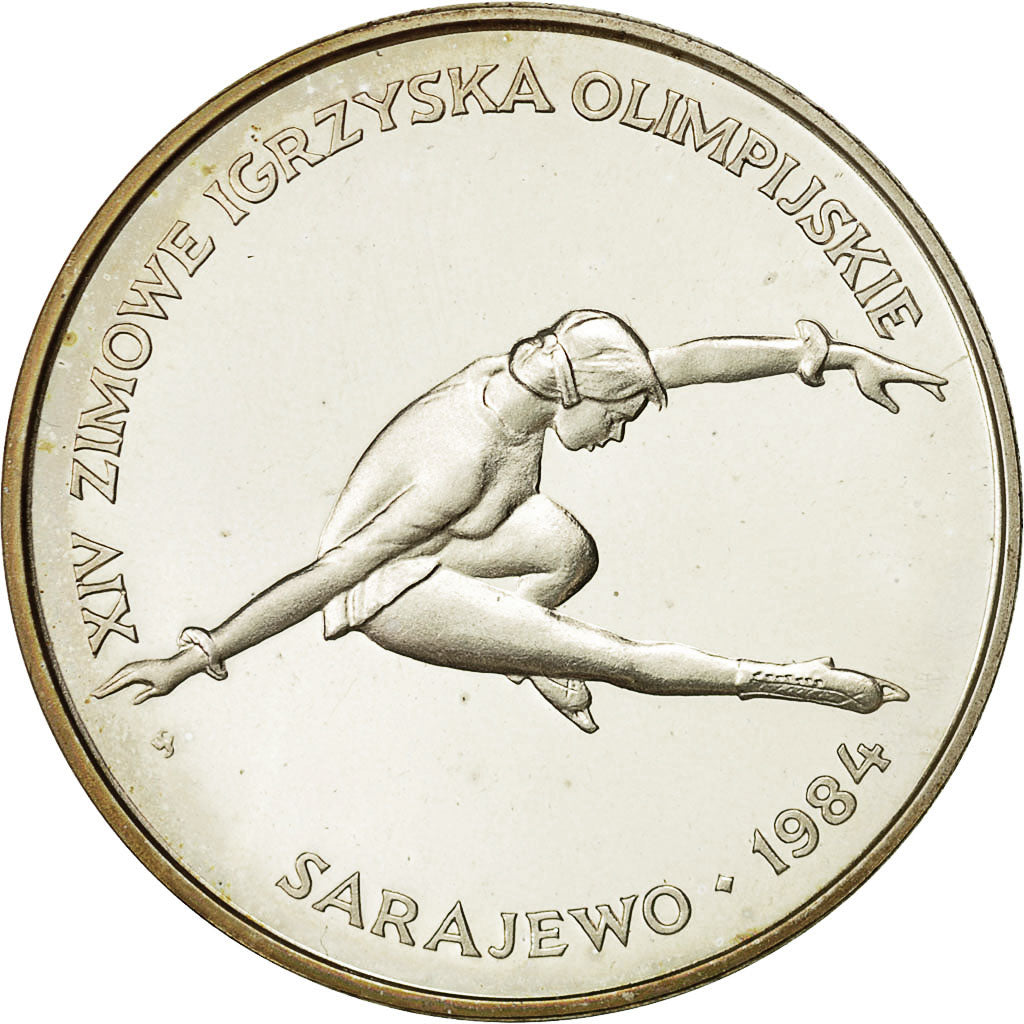 Coin, Poland, 200 Zlotych, 1984, Warsaw, MS(65-70), Silver, KM:149
