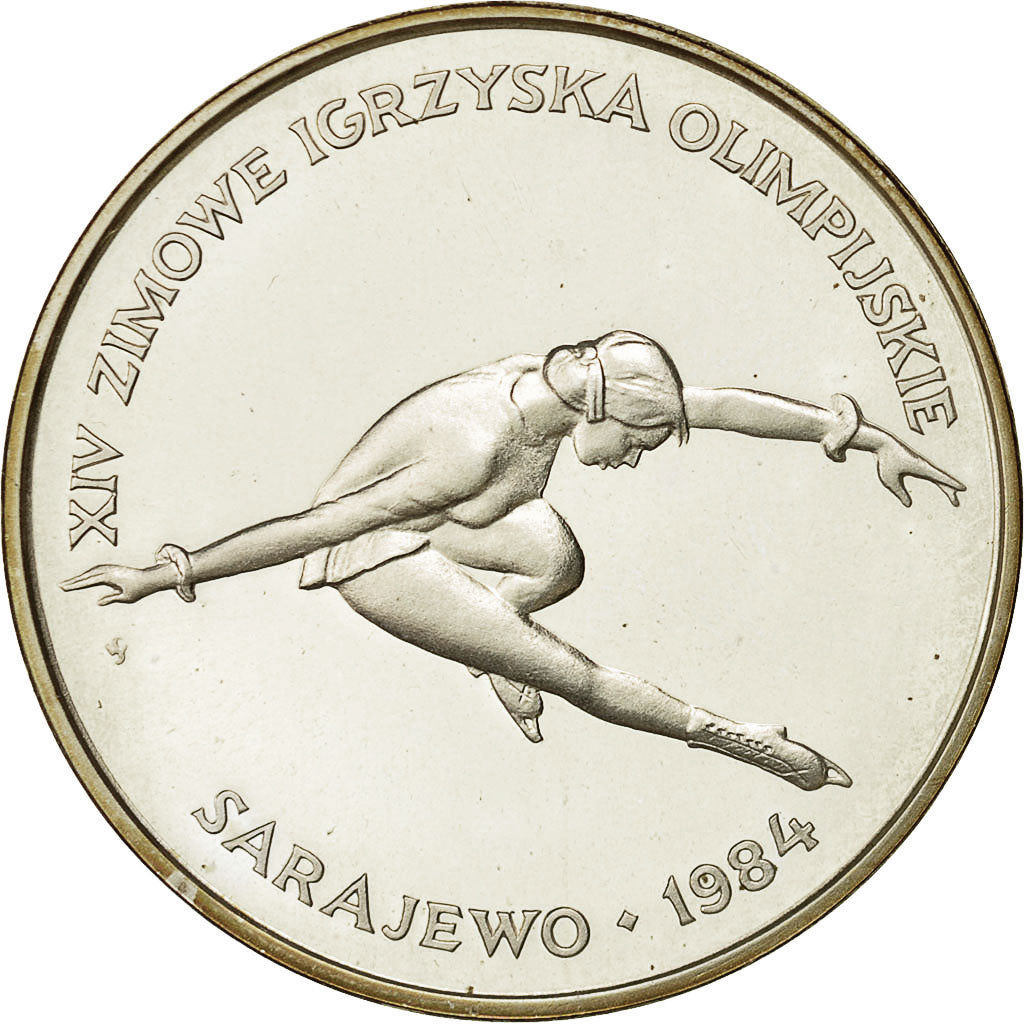 Coin, Poland, 200 Zlotych, 1984, Warsaw, MS(65-70), Silver, KM:149