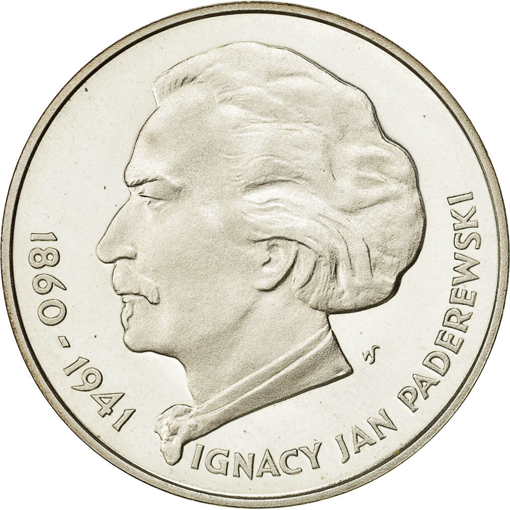 Coin, Poland, 100 Zlotych, 1975, Warsaw, MS(65-70), Silver, KM:77