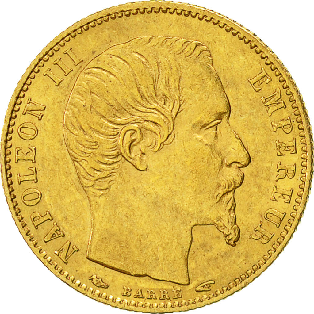 Münze, Frankreich, Napoleon III, Napoléon III, 5 Francs, 1854, Paris, SS+