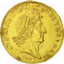 Coin, France, Louis XIV, Louis d'or aux 8 L et aux insignes, Louis d'Or, 1702