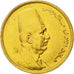 Coin, Egypt, Fuad I, 100 Piastres, 1922, British Royal Mint, AU(50-53), Gold