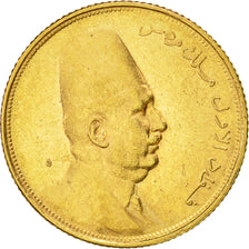 Munten, Egypte, Fuad I, 50 Piastres, 1923, British Royal Mint, ZF+, Goud, KM:340