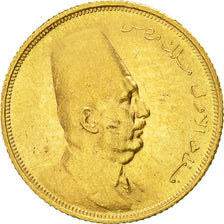 Coin, Egypt, Fuad I, 20 Piastres, 1923, British Royal Mint, AU(55-58), Gold