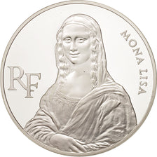 France, 100 Francs, 1993, Mona Lisa, Silver, Proof, KM:1017