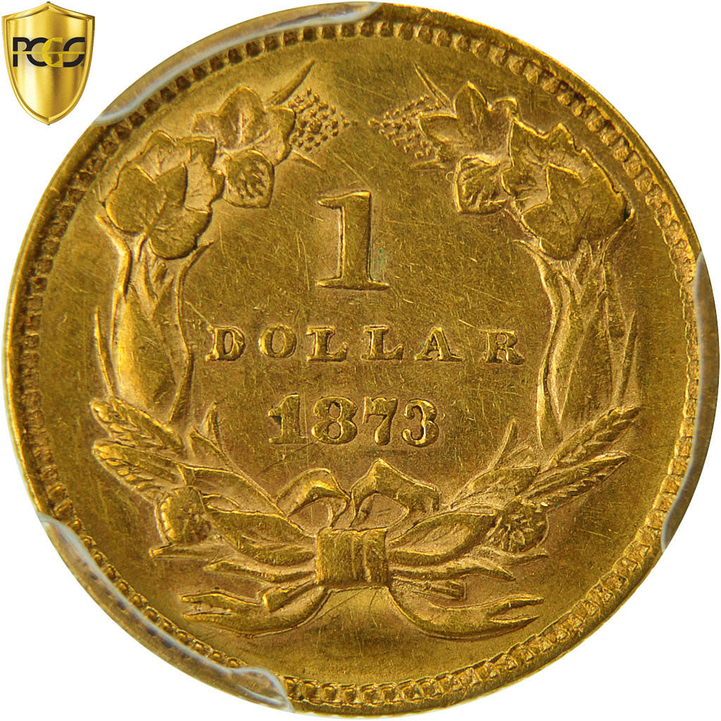 Coin, United States, Indian Head - Type 3, Dollar, 1873, U.S. Mint