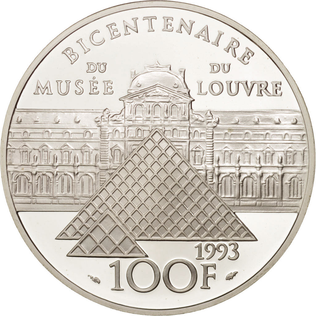 France, 100 Francs, 1993, Napoleon, Silver, Proof, KM:1022
