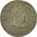 Moneda, Francia, Henri III, Henri III, Double Tournois, 1578, Paris, BC+, Cobre