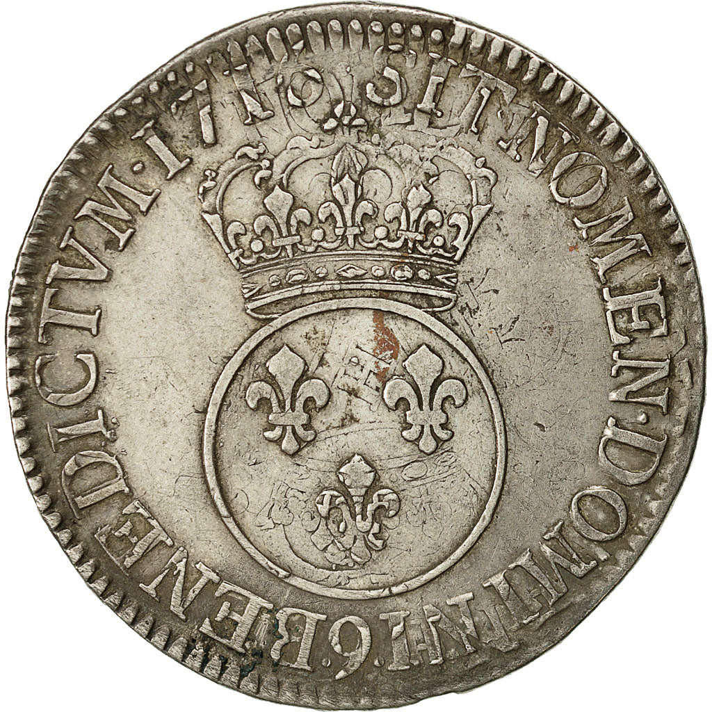 Monnaie, France, Louis XV, Écu Vertugadin, Ecu, 1716, Rennes, TB+, Gadoury 317