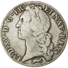 Coin, France, Louis XV, Écu au bandeau, Ecu, 1763, Orléans, VF(20-25), Silver