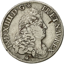 Monnaie, France, Louis XIV, 1/2 Écu de Flandre, 1/2 Ecu, 1685, Paris, TB+