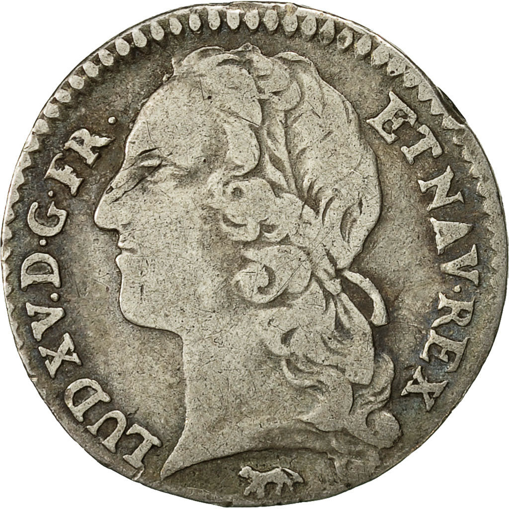 Monnaie, France, Louis XV, 1/10 Écu au bandeau, 12 Sols, 1/10 ECU, 1747, Paris