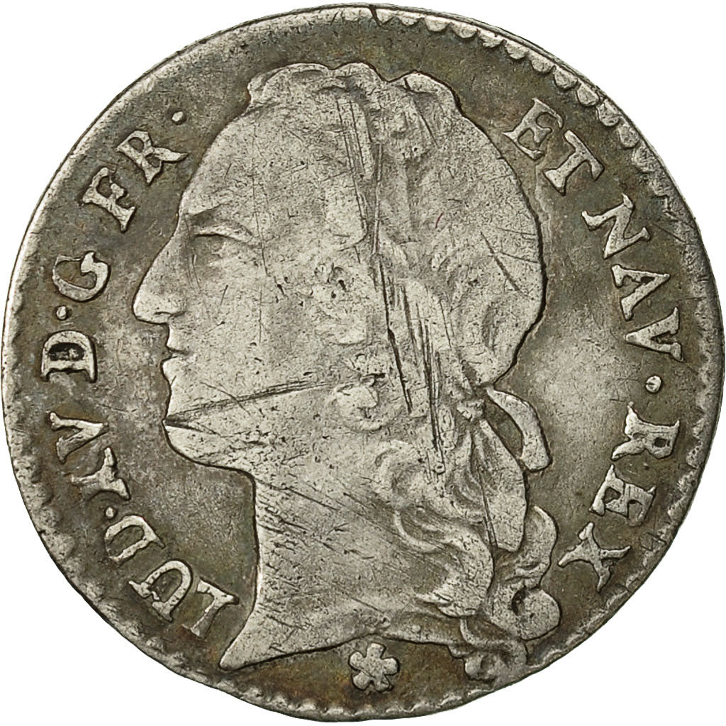 Moneta, Francia, Louis XV, 1/10 Écu au bandeau, 12 Sols, 1/10 ECU, 1741, Metz