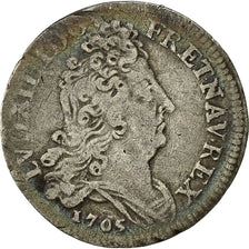 Coin, France, Louis XIV, 10 Sols aux insignes, 10 Sols-1/8 Ecu, 1705, Paris