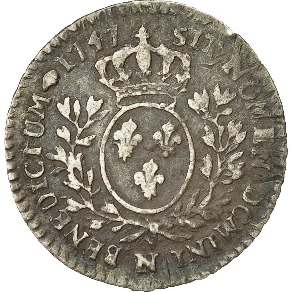 Coin, France, Louis XV, 1/10 Écu au bandeau, 1/10 Ecu, 1747, Montpellier