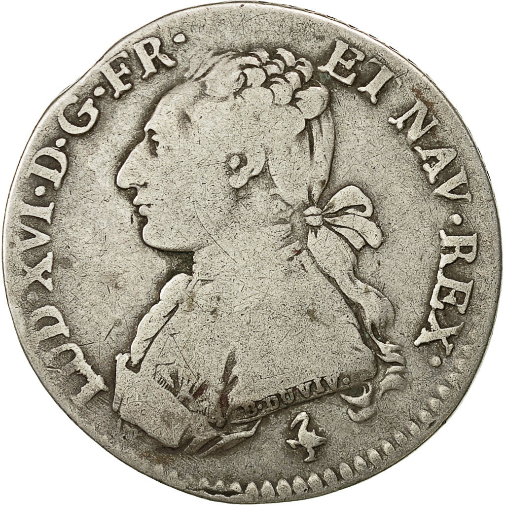 Münze, Frankreich, Louis XVI, 1/5 Écu, 24 Sols, 1/5 ECU, 1783, Paris, S