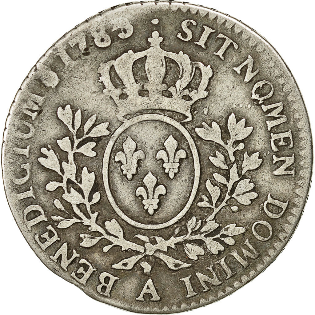 Münze, Frankreich, Louis XVI, 1/5 Écu, 24 Sols, 1/5 ECU, 1783, Paris, S