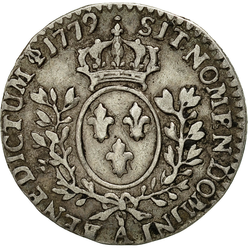 Coin, France, Louis XV, 1/20 Écu à la vieille tête (6 sols), 6 Sols, 1/20