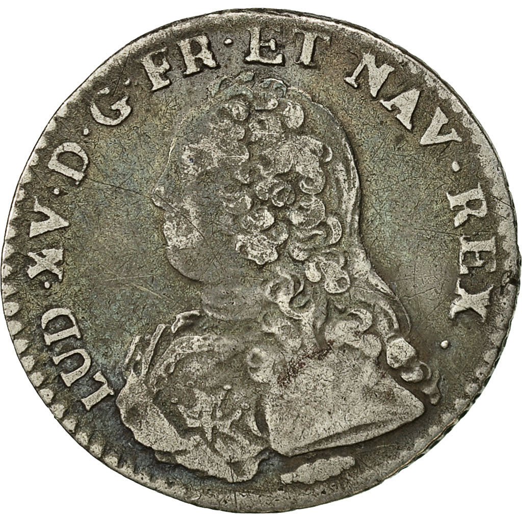 Monnaie, France, Louis XV, 1/10 Écu aux branches d'olivier, 1/10 Ecu, 1726