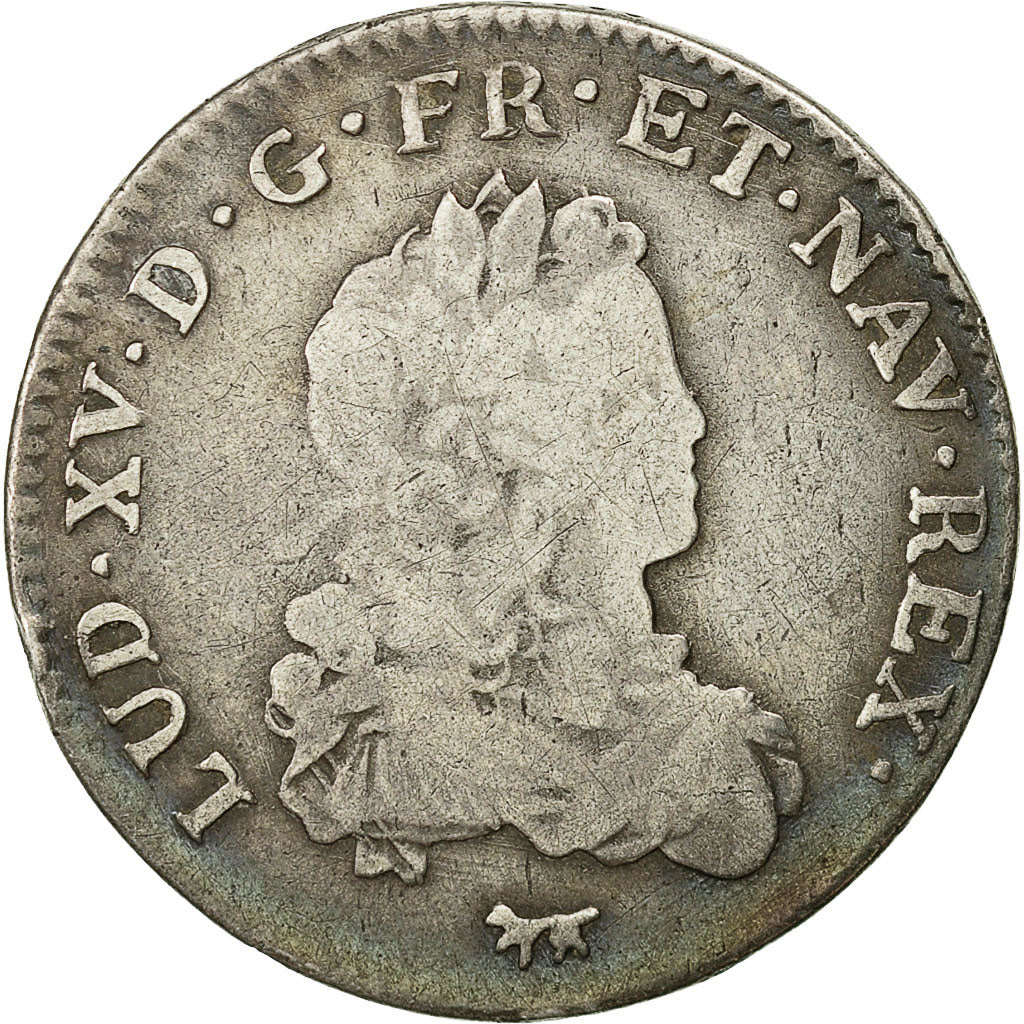 Coin, France, Louis XV, 1/3 Écu de France, 1721, Paris, F(12-15), KM 457.1