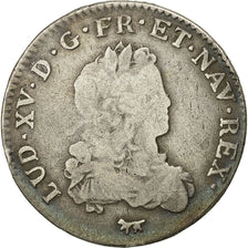 Coin, France, Louis XV, 1/3 Écu de France, 1721, Paris, F(12-15), KM 457.1