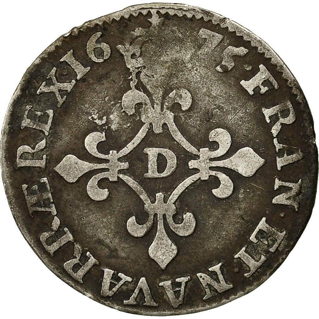 Coin, France, Louis XIV, 4 Sols dits « des Traitants », 1675, Vimy, KM 232.2