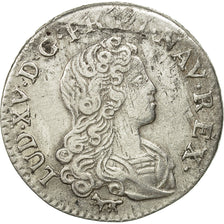 Coin, France, Louis XV, Livre d'argent fin (20 sols), 20 Sols, 1/6 ECU, 1720