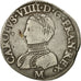Moneta, Francia, Charles IX, Charles IX, Teston, 1564, Toulouse, MB+, Argento