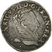 Monnaie, France, Henri II, Henri II, Teston, 1553, Toulouse, TB, Argent