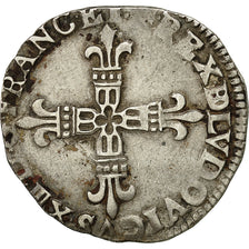 Munten, Frankrijk, Louis XIII, 1/4 Écu de Béarn, 1/4 Ecu, 1612, Morlaas, FR+