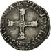 Moneta, Francia, Henri IV, Henri IV, 1/4 Ecu, 1607, Saint Lô, BB, Argento