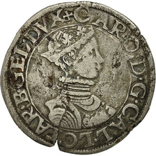 Moneta, Francia, LORRAINE, Charles III, Teston, Teston, Nancy, BB, Argento