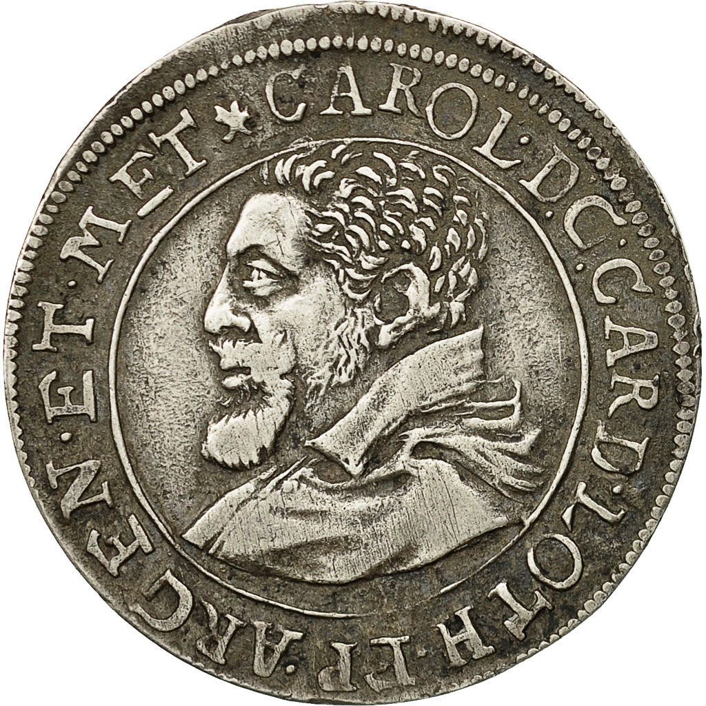 Coin, France, ALSACE, Charles II De Lorraine-Vaudémont, Teston, Teston