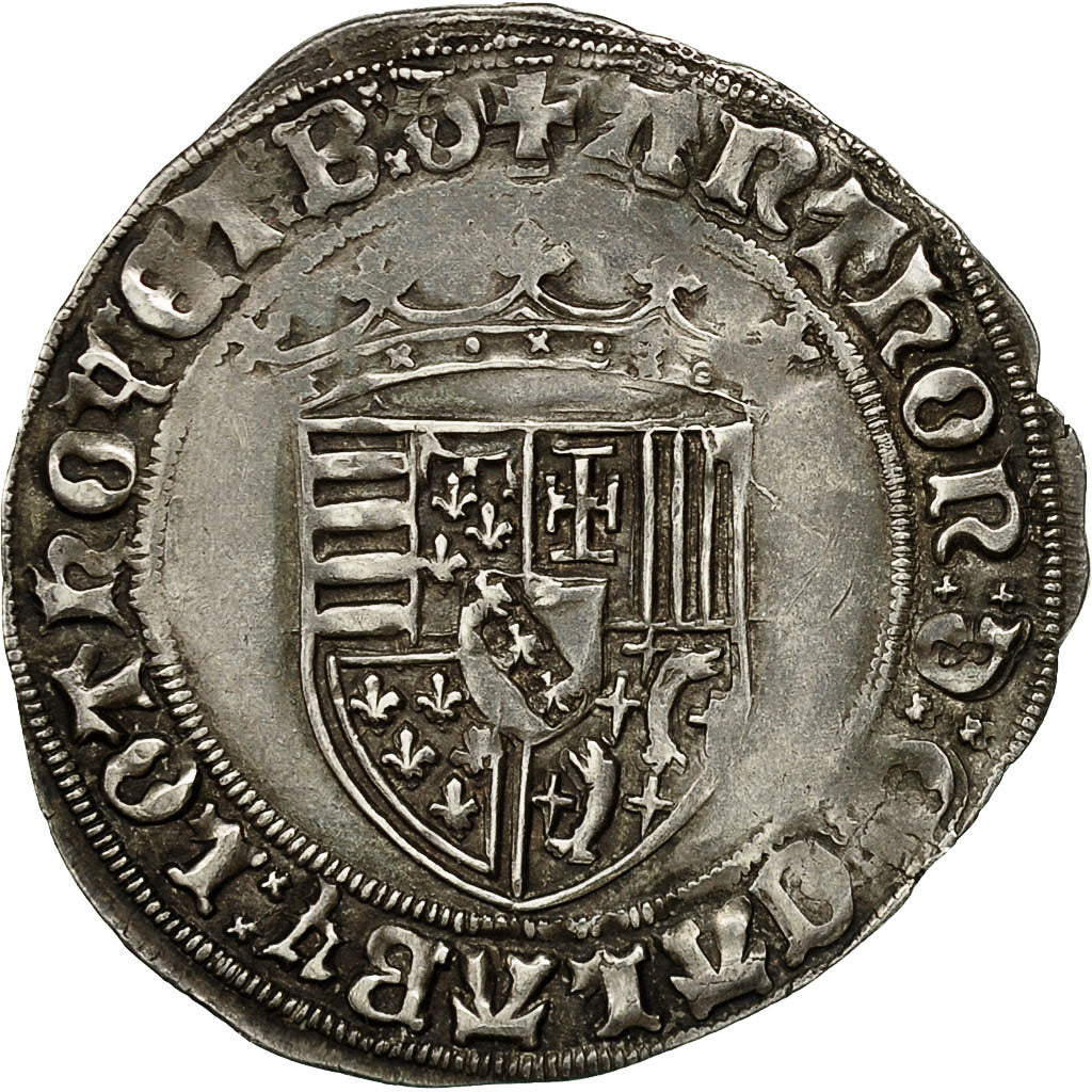 Duché de Lorraine, Antoine Ier le Bon, Double Gros, 1508-1544, Nancy, Argent