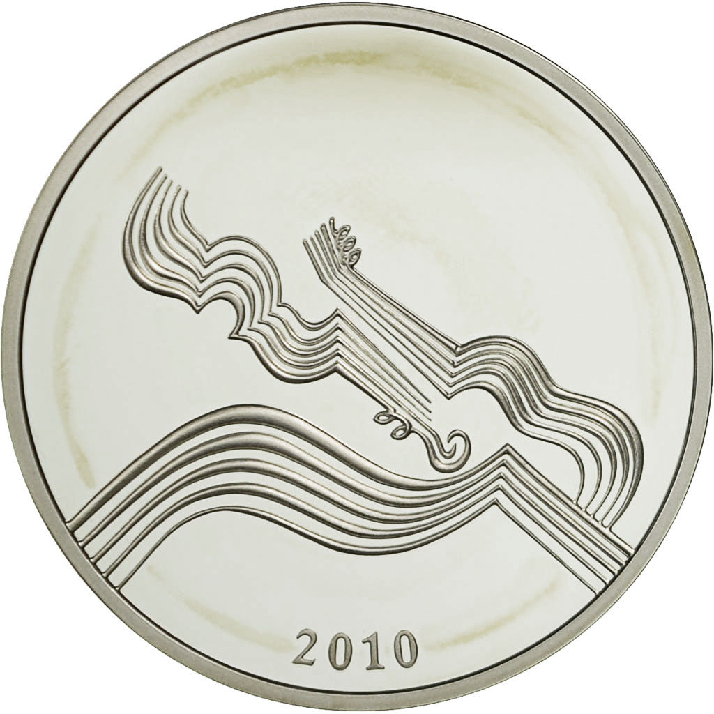 Coin, Lithuania, 10 Litu, 2010, MS(65-70), Silver, KM:169