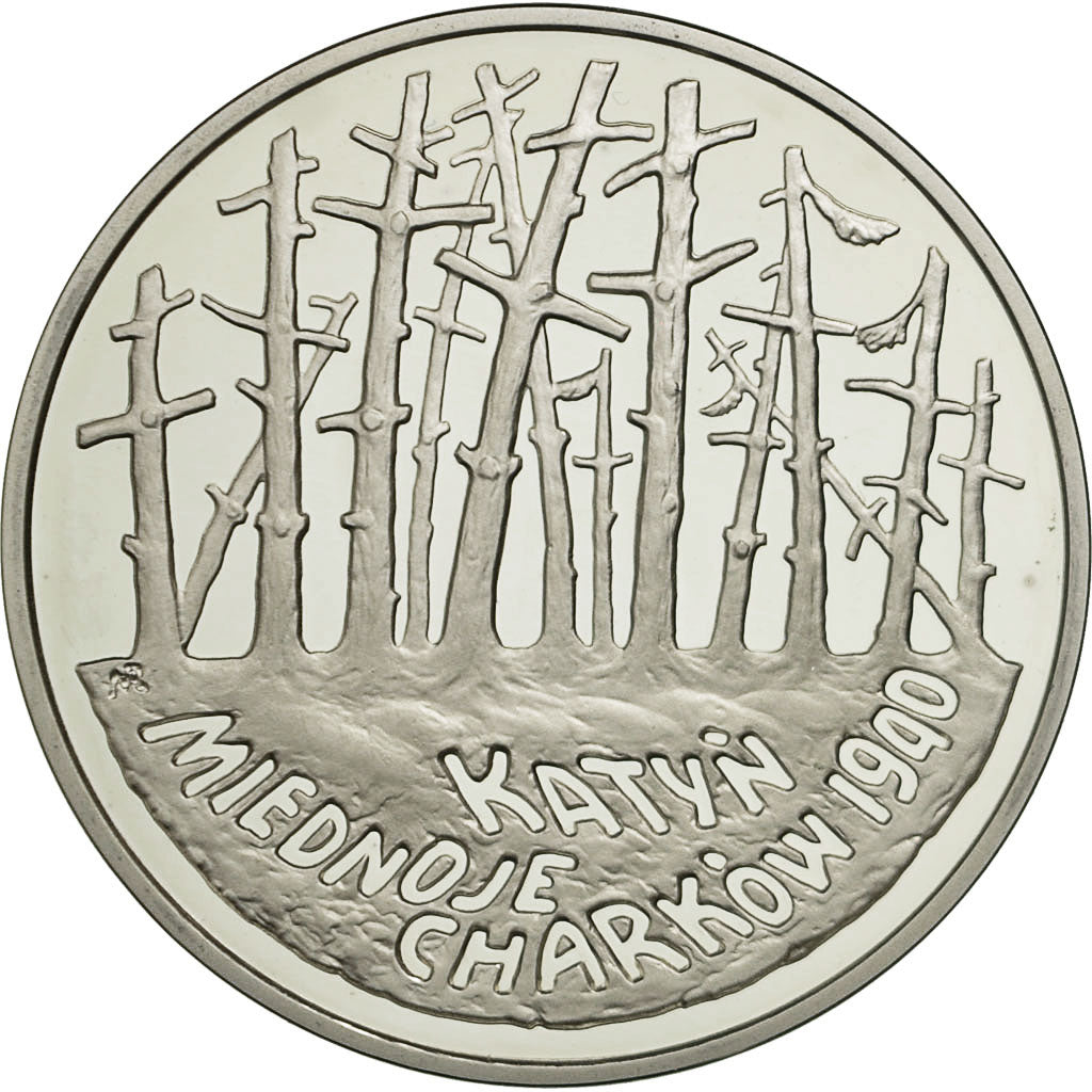 Coin, Poland, 20 Zlotych, 1995, MS(65-70), Silver, KM:286