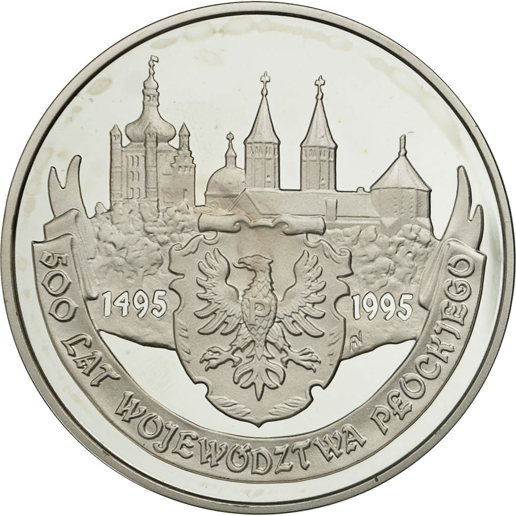Moneta, Polonia, 20 Zlotych, 1995, SPL, Argento, KM:288
