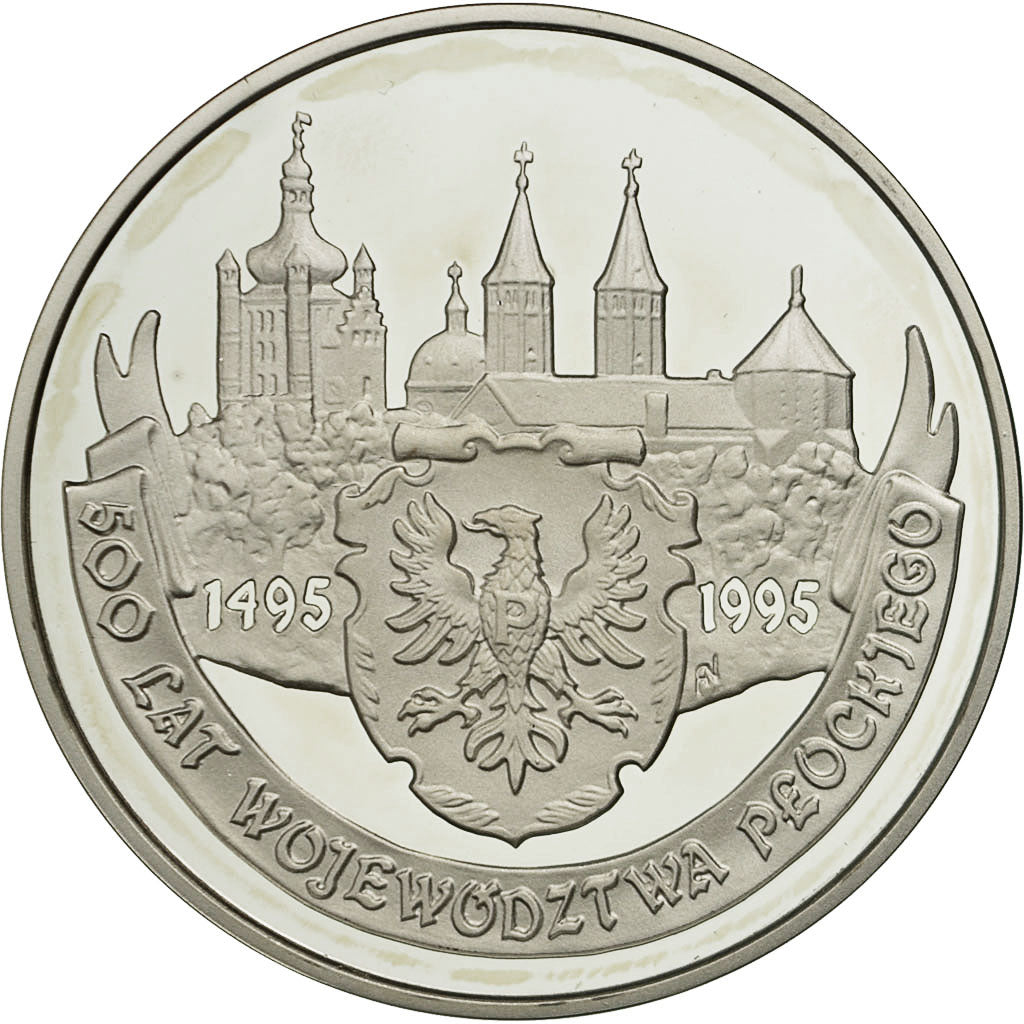 Moneta, Polonia, 20 Zlotych, 1995, SPL, Argento, KM:288