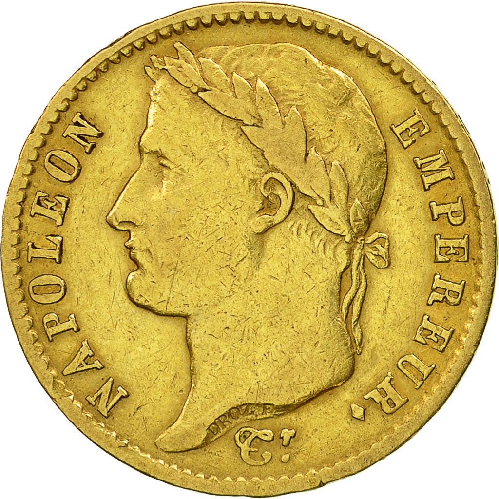 Coin, France, Napoléon I, 20 Francs, 1810, Paris, EF(40-45), Gold, KM:695.1
