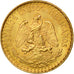 Moneta, Messico, 2 Pesos, 1945, Mexico City, SPL-, Oro, KM:461