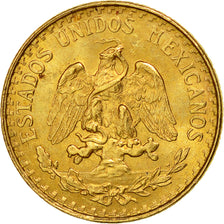 Monnaie, Mexique, 2 Pesos, 1945, Mexico City, SUP, Or, KM:461