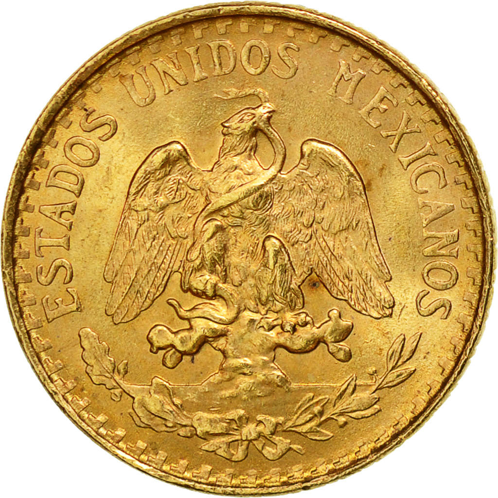 Monnaie, Mexique, 2 Pesos, 1945, Mexico City, SUP, Or, KM:461