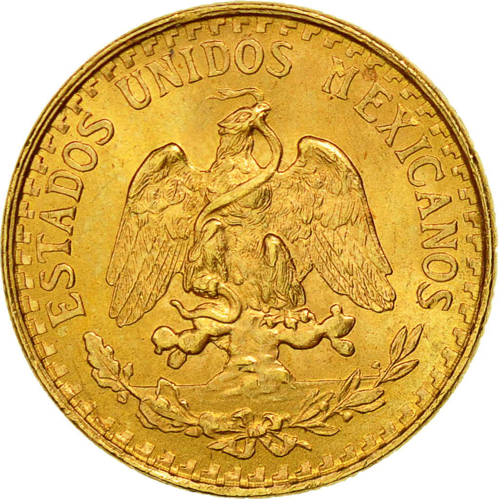 Monnaie, Mexique, 2 Pesos, 1945, Mexico City, SUP, Or, KM:461