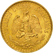 Monnaie, Mexique, 2 Pesos, 1945, Mexico City, SUP, Or, KM:461