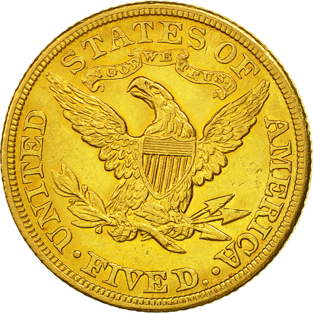 Monnaie, États-Unis, Coronet Head, $5, Half Eagle, 1903, U.S. Mint