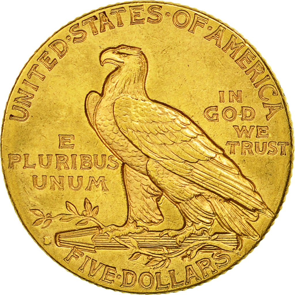 Monnaie, États-Unis, Indian Head, $5, Half Eagle, 1914, U.S. Mint, Denver, SUP